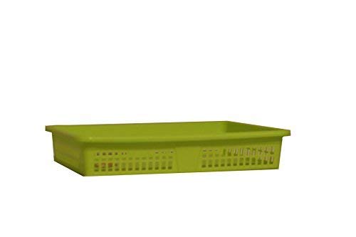 YBM Home 8600-large-green-1 Plastic Storage Baskets/Drawer Organizer