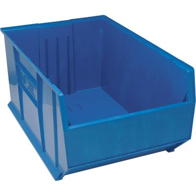 Quantum QUS997 Plastic Storage Stacking Hulk Container, 36-Inch by 24-Inch by 18-Inch, Blue, Case of 1