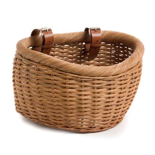 The Basket Lady Wicker Bicycle Basket