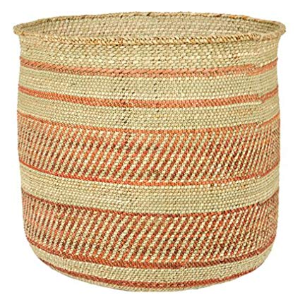 Woven African Iringa Storage Basket - Large