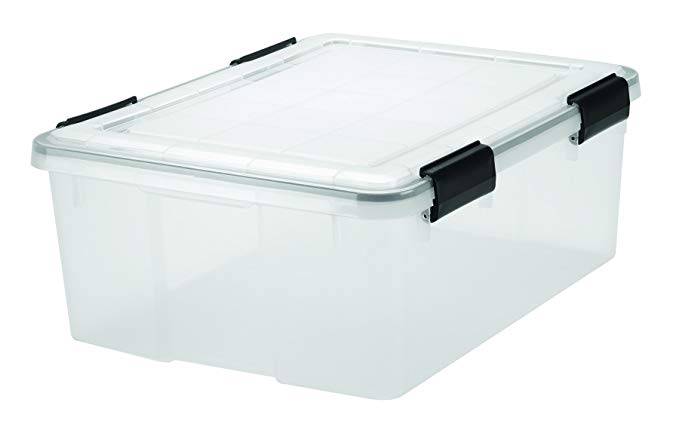 IRIS Weathertight Storage Box, 30.6 Quart, 6 Pack